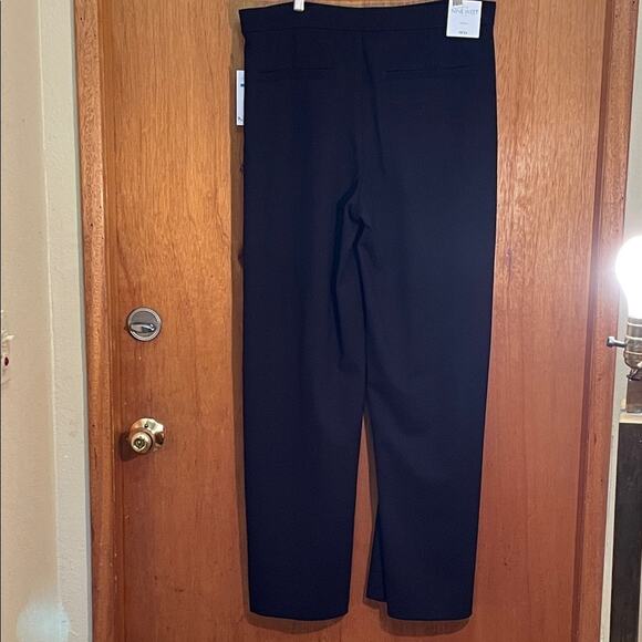 NWT. Nine West Classic Black Women's Wide Leg Trousers. 16 - Picture 5 of 6